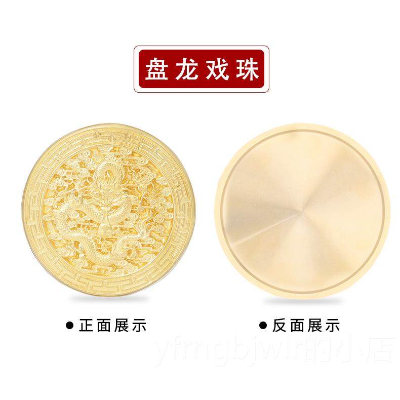 新款黄铜精雕墨盒 意房四宝创墨盒法砚台笔墨纸砚仿古文新墨书池