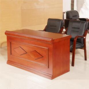 油实木议演漆台会议桌主席台长条形桌培训桌626椅讲发言台会室桌