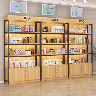 超市货架展示架陈列架烟酒多层置物架烟柜展示柜化妆品产品陈列柜
