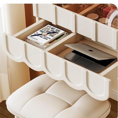 卧室简约现代202台5AL101100年新款奶油风一梳妆主桌卧化妆收纳柜