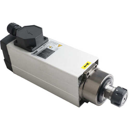 翰琪前程3.5kw 方形风冷电主轴 ER25夹头GDF46-18Z/3.5kw HQD主轴
