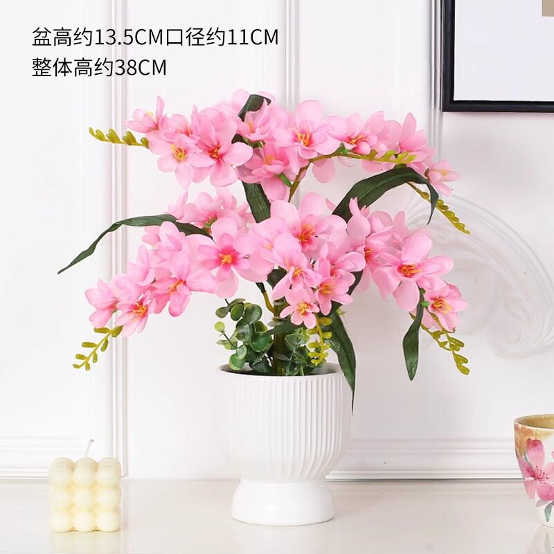 红掌仿真植物假花仿真花绿植花卉家居装饰品塑料花客厅摆件假盆栽