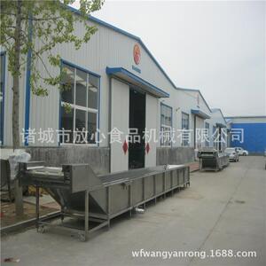大型食品冷却机蔬菜漂烫之后的冷却护色机流水线模式支持按需加工