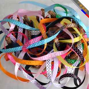 28色9mm小圆点涤纶带 AA301姚明织带水玉点点丝带