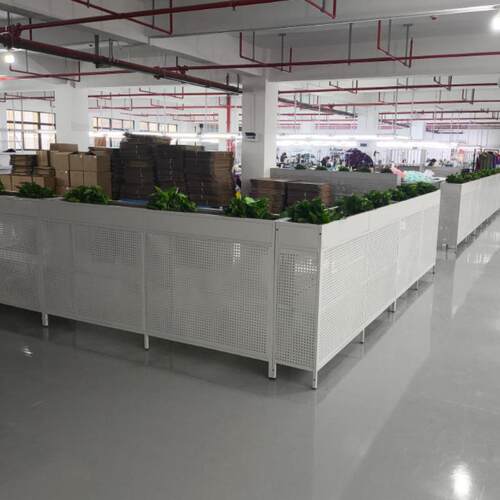车间办公室餐厅隔断墙形象置物架分隔离柜绿植护栏花架装饰台优惠