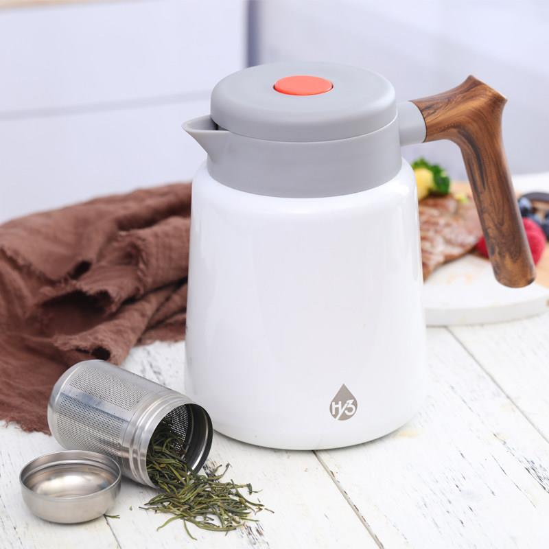 焖茶壶家用保温壶不锈钢内胆大容量闷茶老白茶高档泡茶壶简约水壶