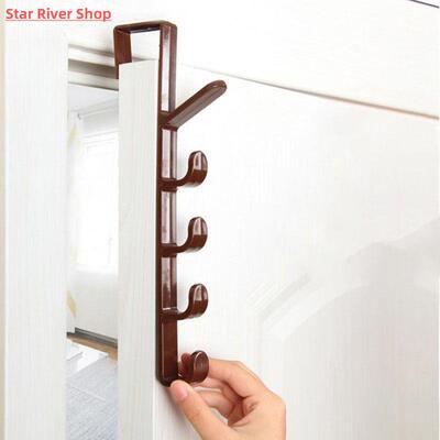 Hat Clothes Bag Hanger Hook Holder Cupboard Door Kitchen Cab