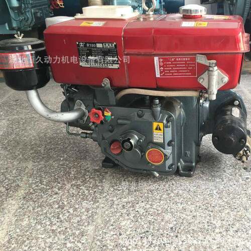 供应贵州三都8匹马力电启动单缸水冷柴油机发动机R180M