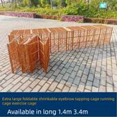 大型旧竹画眉折叠式 公共笼 攻击笼练习飞鸟笼跑步笼高端廉价清关式