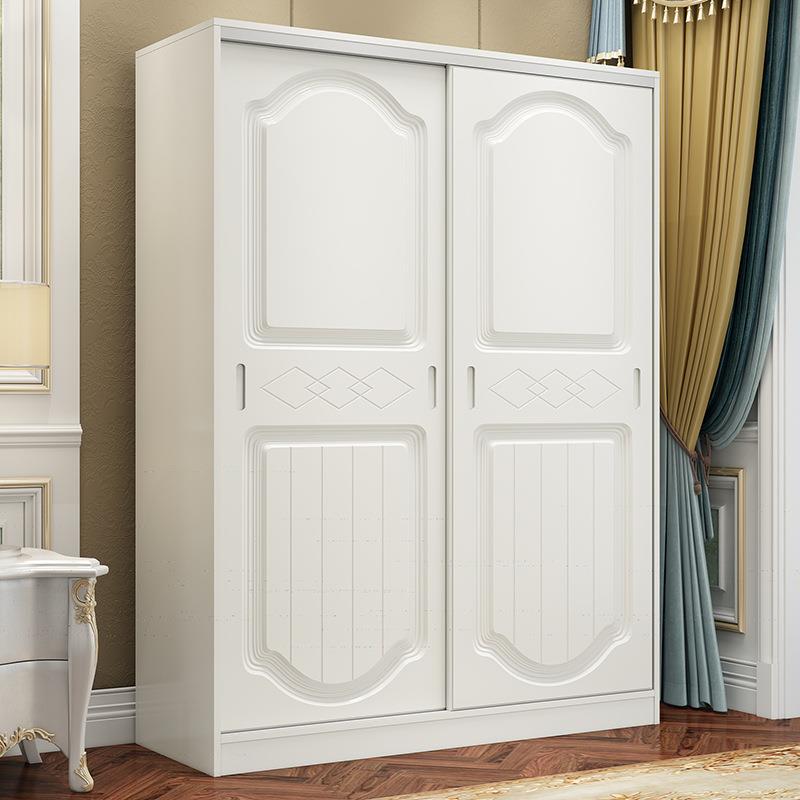 I儿童衣柜实木家用卧室小1ZLC型出租推房拉户门小衣橱简易收纳赵