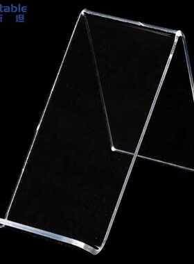 稳斯坦W54435个透明亚克力展示架桌面摆台展台柜手机支架多功能