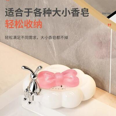 Bathroom Vanity Drip Tray Soap Box for Household Soap, Medic