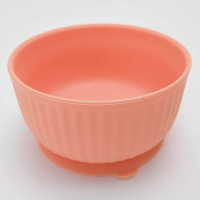 新款直销热销 条纹碗带吸盘现货婴儿硅胶 儿童碗 宝宝的辅食碗