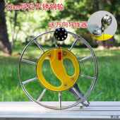 户外风筝线轮手刹不锈钢风筝轮静音大轴承手握风筝轮儿童成人风筝