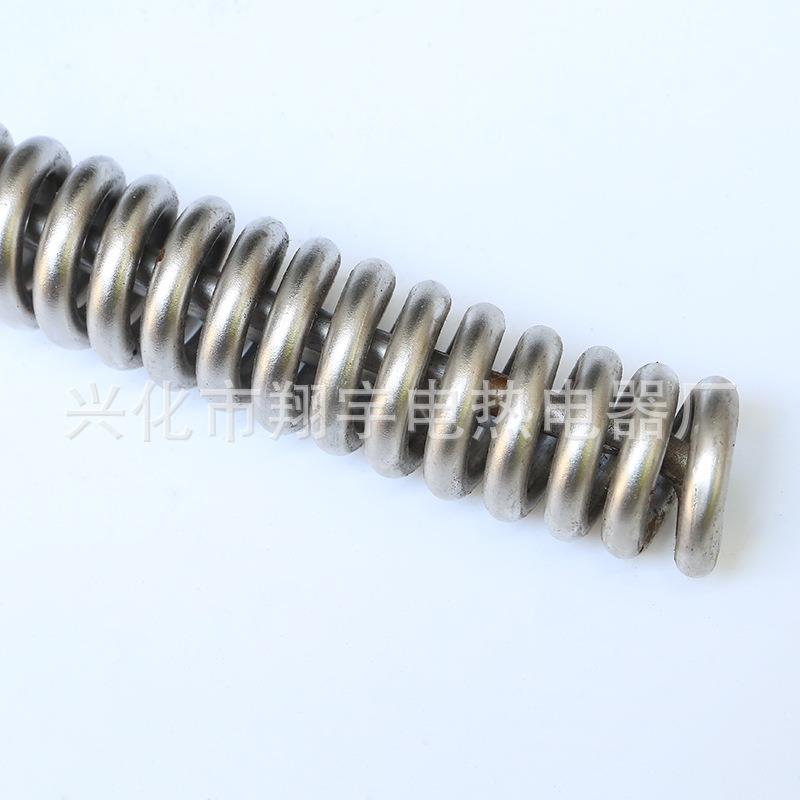 螺旋加弹簧热管蒸馏水器加热管多004规格可定管弹簧发热电热管
