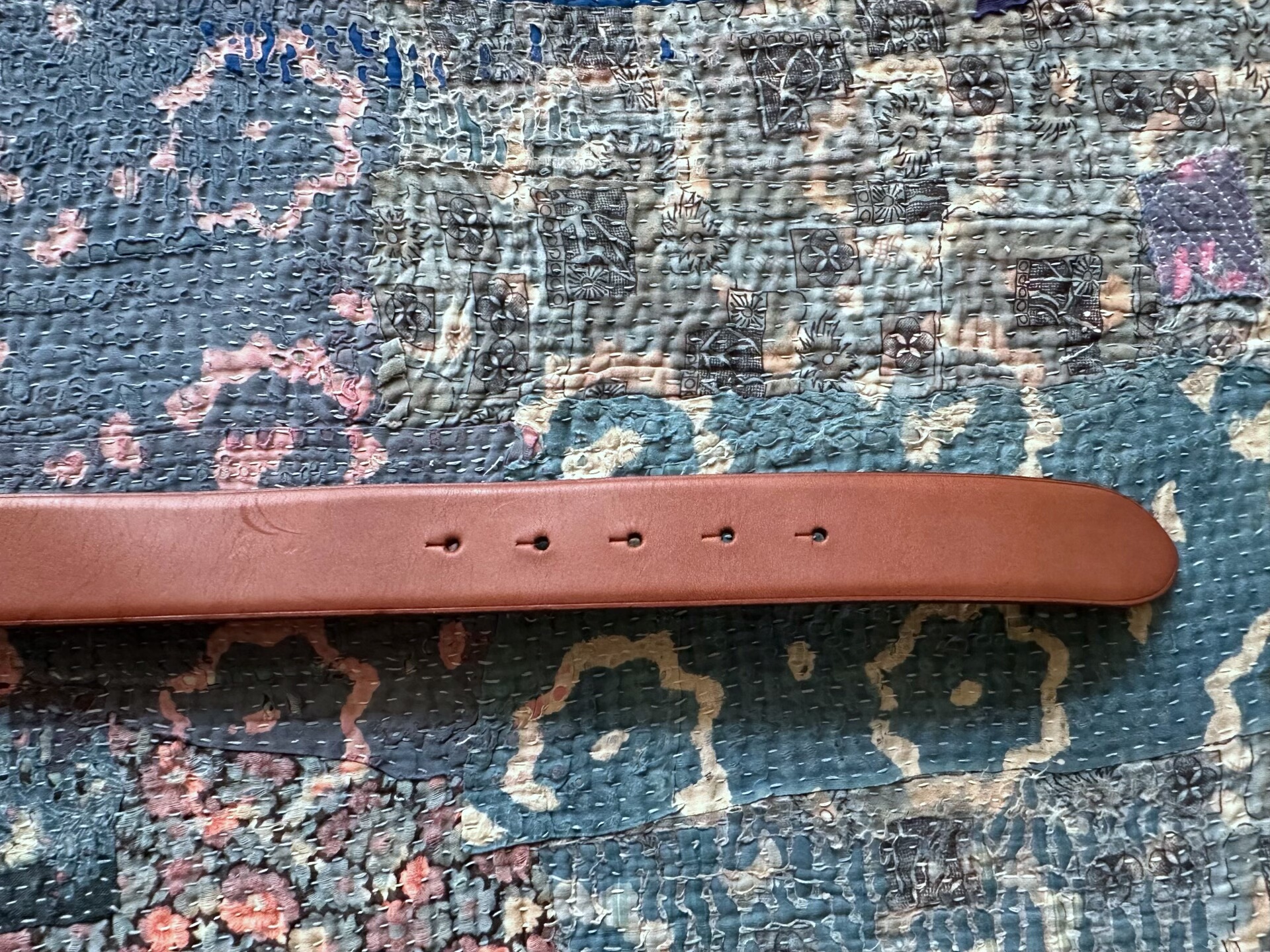 Ralph Lauren RRL Horse Head Leather Belt — back