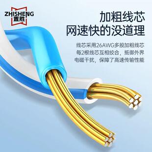 超六类网线 足305米 超五类无氧铜工程网线cat5e电脑网络线双绞线
