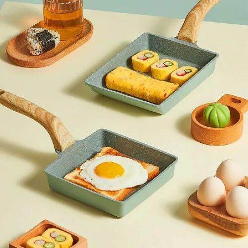 Japanese Frying Pan Flat Bottom Melaleuca Non-stick Pan