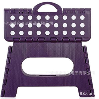 出口欧美加厚塑料折叠凳22cm高折叠便携式塑料折叠凳子