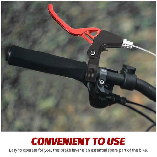 Bicycle Speed Racing All-aluminum Brake Handle Pair (red)
