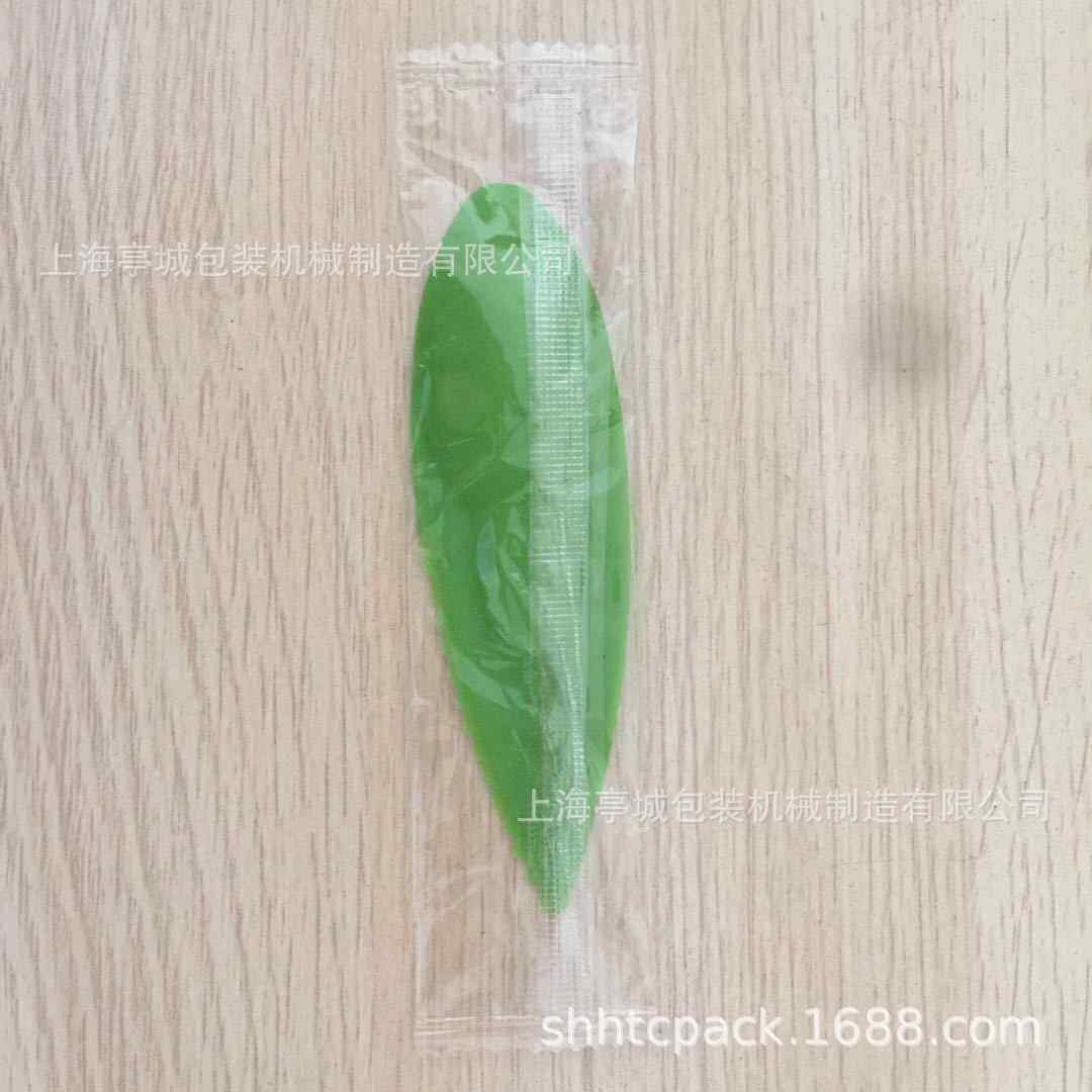 销售蛋糕勺子枕式包装 TC-250B机子冷饮勺水果小 勺枕式包装机