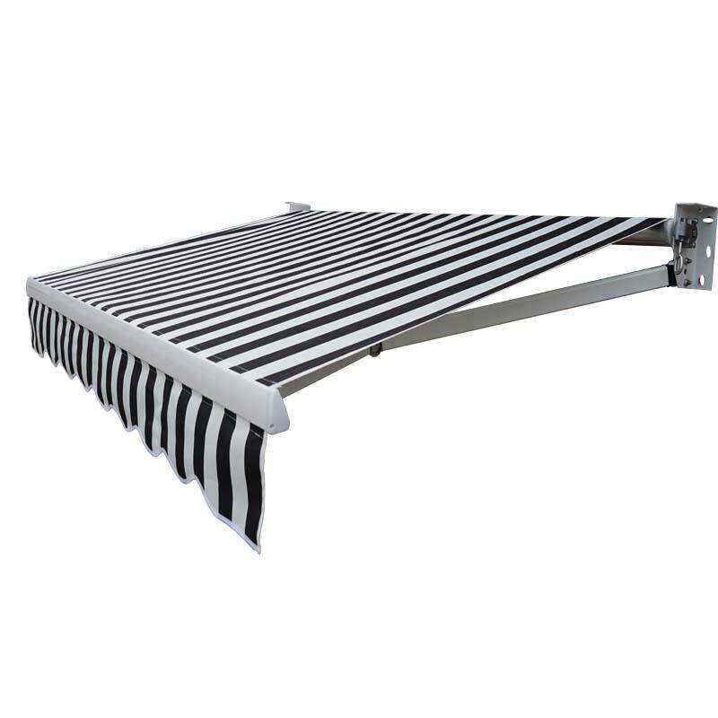 雨棚遮阳棚折叠收伸缩式户外防雨阳台门面铝合金手摇电动升太阳篷