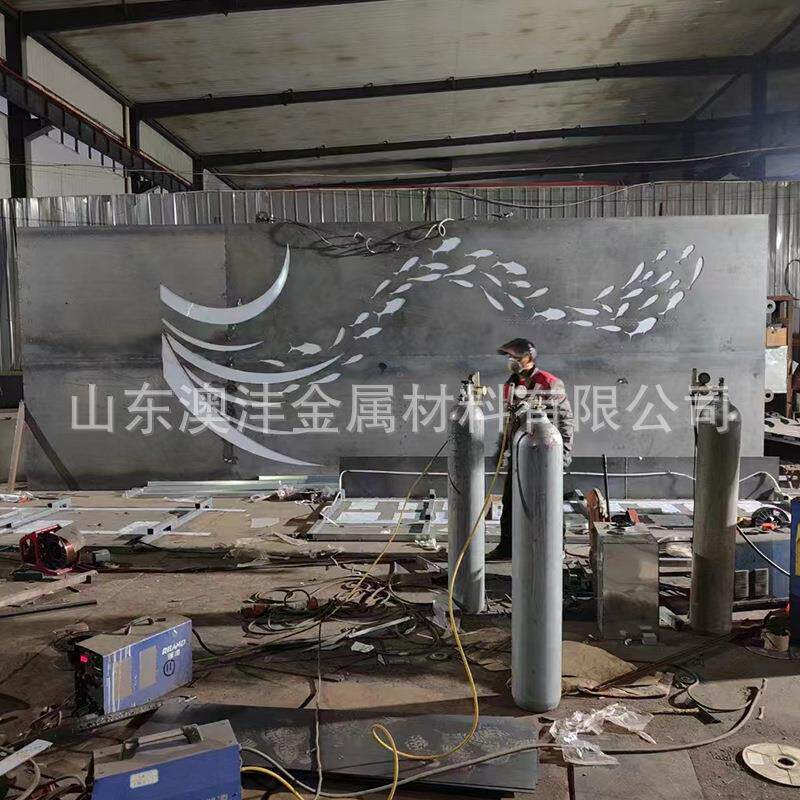 09CrCuSb红锈耐候板园林景观幕墙板园林提示牌钢板规格全切割