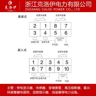厂价直销 配电柜除湿专用 WSK 温湿度凝露控制器