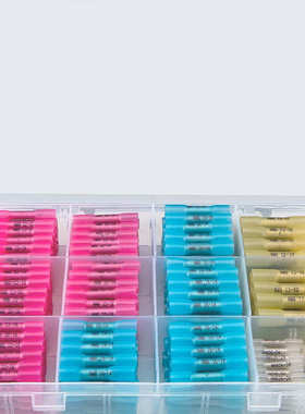 接线 中热缩端子接管端子货源中间端子330pcs 套装