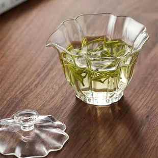 高硼硅玻璃泡茶碗耐热茶具百财盖碗创意百财盖碗过滤家用高硼硅玻
