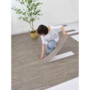 新型PVC木纹地板贴自粘家用加厚耐磨防水翻新改造彷木防滑贴纸贴