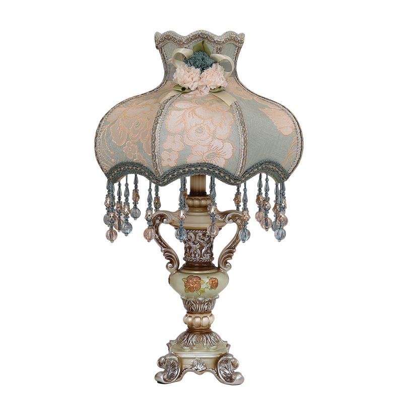 正品轻卧室台灯欧式奢浪漫温馨插电式柜可调节亮度家床用暖光床头