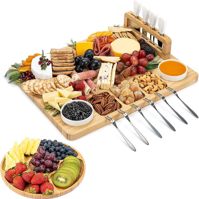 楠竹cheese board芝士板欧式奶酪板牛排板水果砧板摆盘拍照果盘
