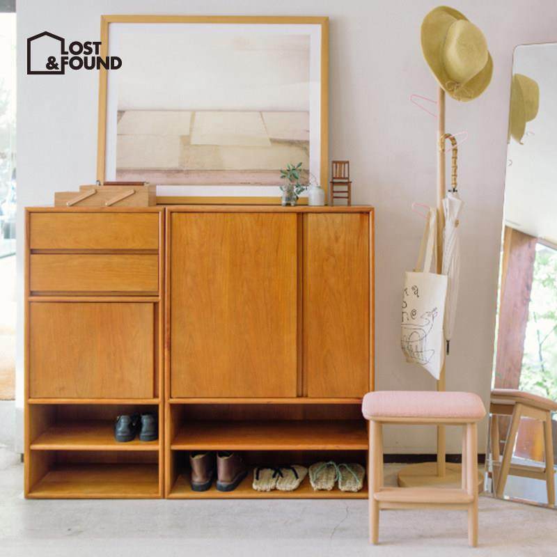失物招领 不等式鞋柜 家用门口实木门厅玄关收纳柜大容量现代简约,住宅家具,鞋柜,淘宝优惠券,粉丝福利购,淘宝优惠卷