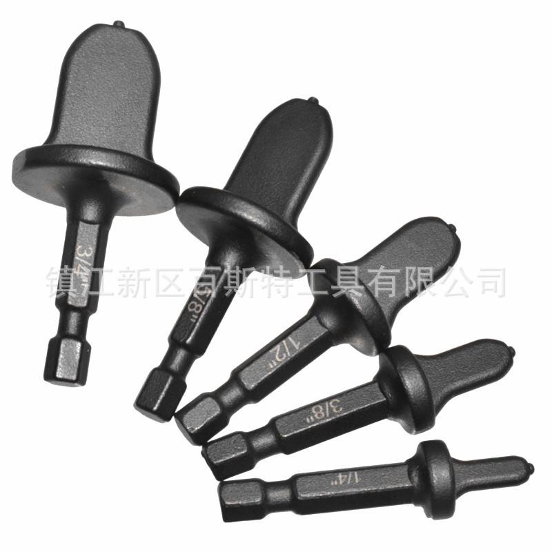 五件套六角柄喇叭口胀管器 空调铜管扩口器 撑管器 管口扩大工具