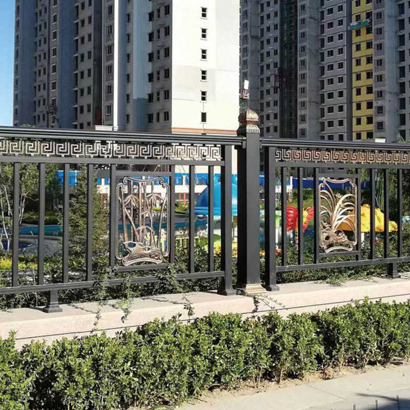 庭院铝艺护栏 中式欧式阳台别墅围墙 小区隔离围栏户外景观护栏