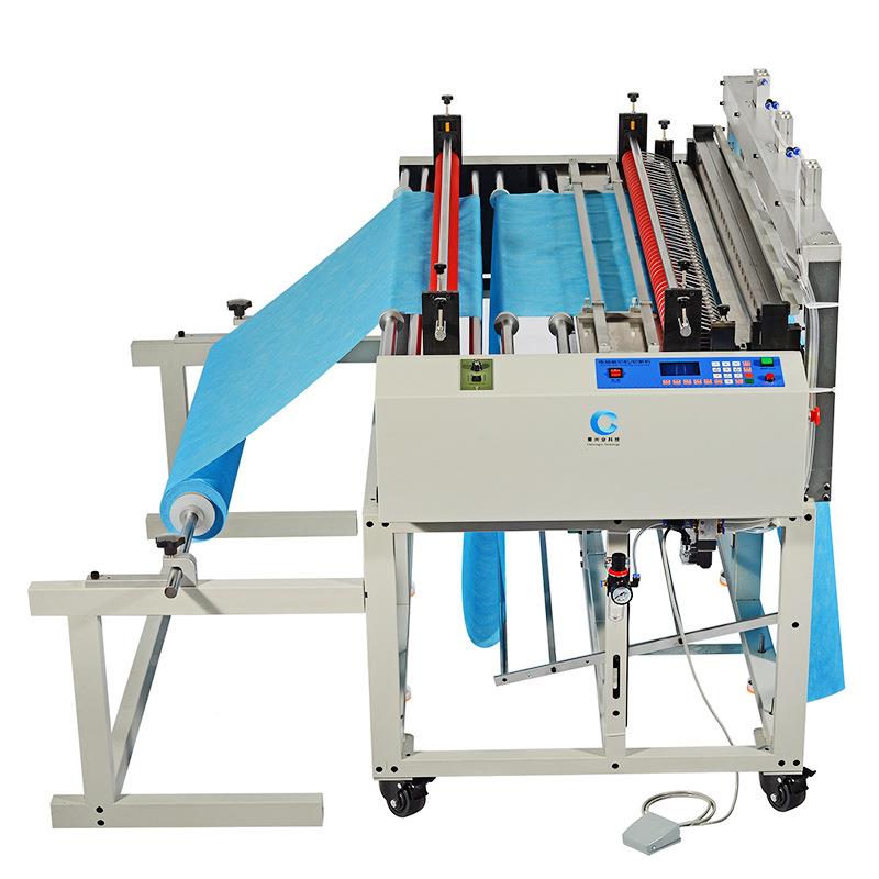 自CXY-1300收料裁切机针织布吸汗带无纺布横切机绒动背胶水刺植布