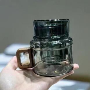 墩墩冷水壶玻璃凉水壶家用耐高温花茶壶果汁壶冷泡壶400mL 新款