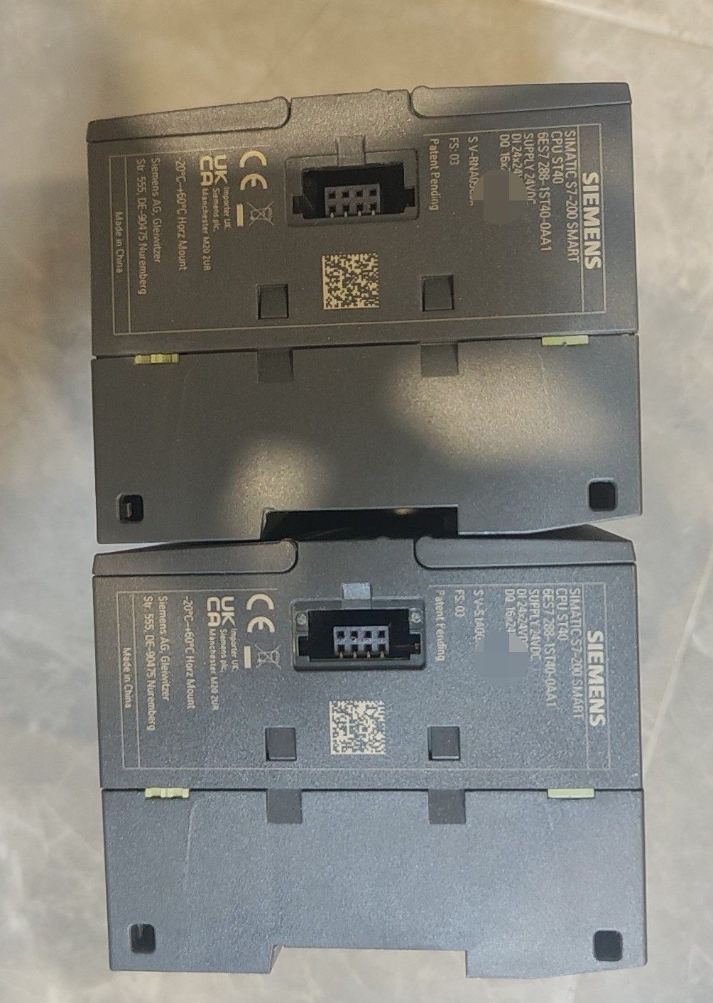 西门子S7-200 SMART CPU模块，型号6ES7 2