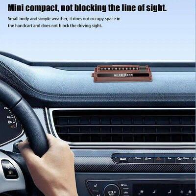 Car Parking Card Number Plate Notification Phone Number