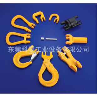 台湾YOKE进口绝缘旋转钩带直柄及连接型吊钩8-132开式吊环带半环