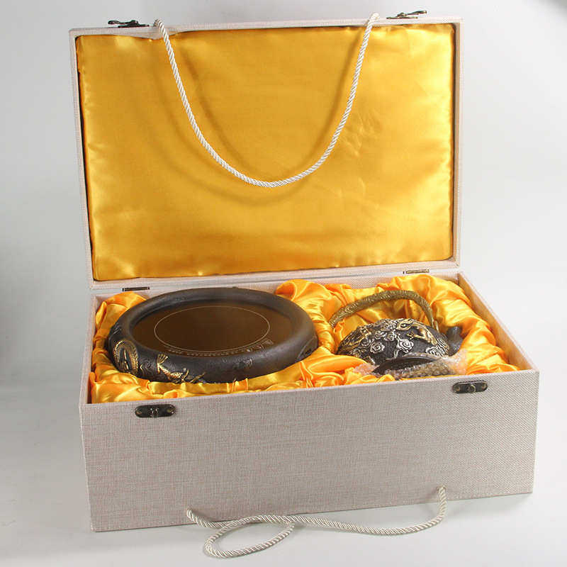 铁壶铜壶银壶茶壶茶具套装布艺锦盒礼品盒节日客户亲戚朋友送礼用,餐饮具,茶具礼盒,淘宝优惠券,粉丝福利购,淘宝优惠卷