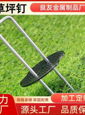 U型不锈钢固定钉 草皮钉骑马钉弯钉洋钉 铁钉V形钉栅栏钉地钉