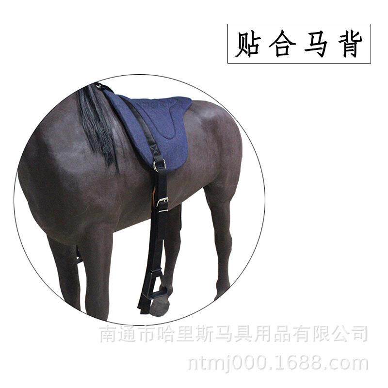 工厂直销潺骑马鞍垫含脚蹬牛仔面料更牢固马鞍垫优质西部肚带