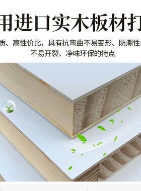 实木柜家易用卧室ali欧式出租房用衣储衣物柜儿童简包安装四五门