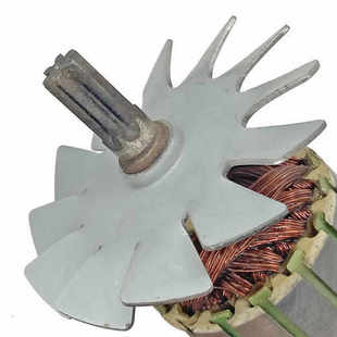 龙19飞机钻配件 龙牌19电钻转子6直齿 货号02924