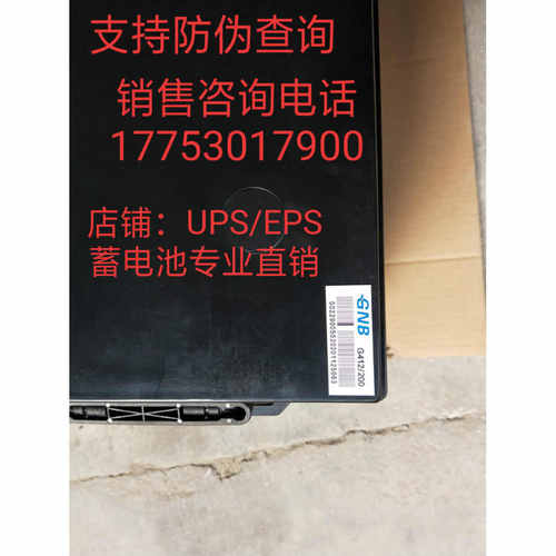 美国进口G412/200免维护12V200AH胶体铅蓄电池直流屏现货