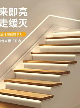 踢新款带网AUA红楼梯边扶手感应流水灯脚侧线走廊过道跑马线性灯2
