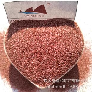 金钢砂石榴石磨料喷砂3060目喷砂除锈①⑤③①②①③③零④④