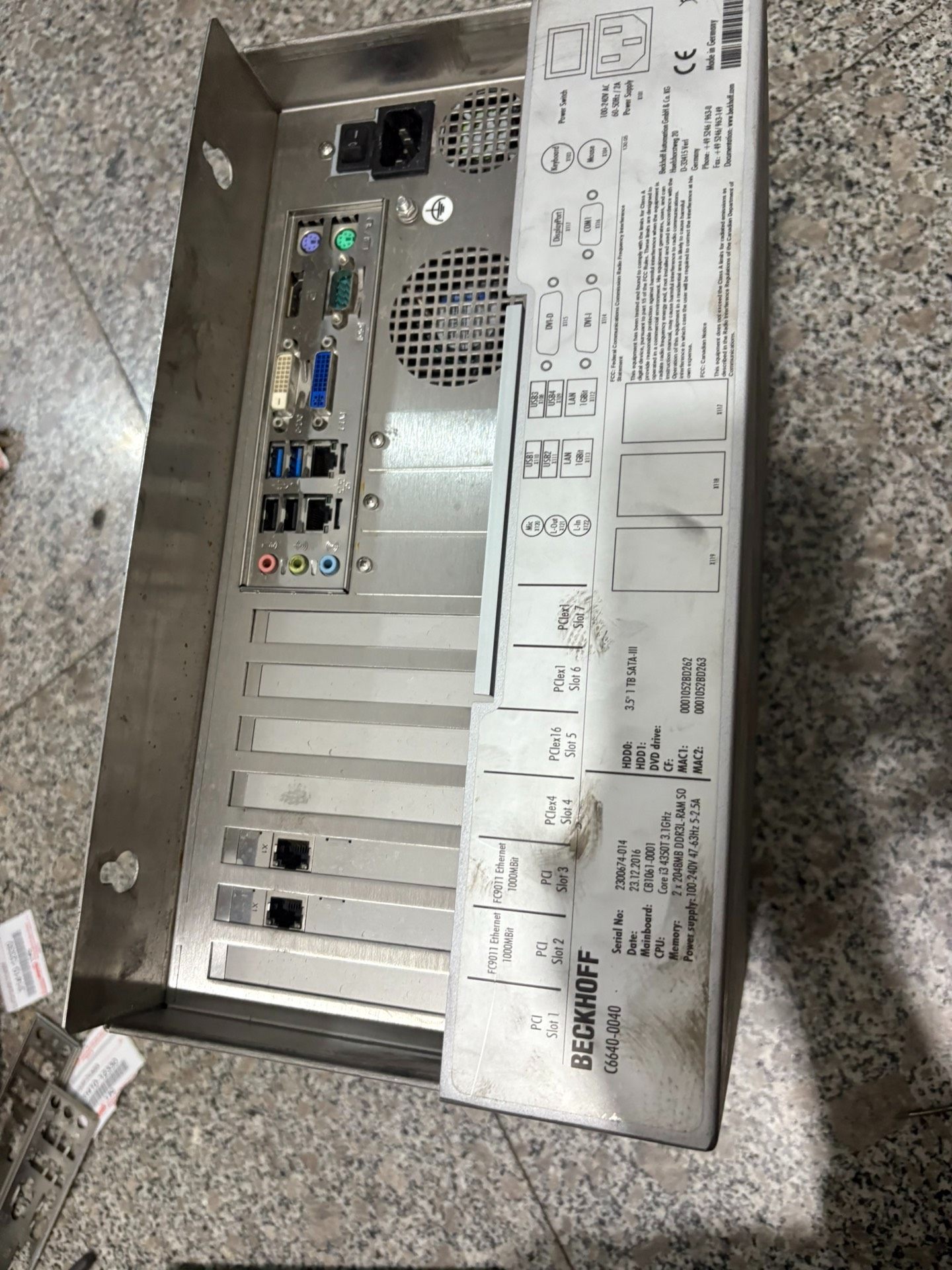 BECKHOFF倍福工控机C6640-0040  CB106